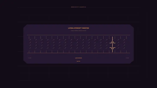 Lateral intercept targeting interface diagram — free 3840x2160 4K wallpaper image