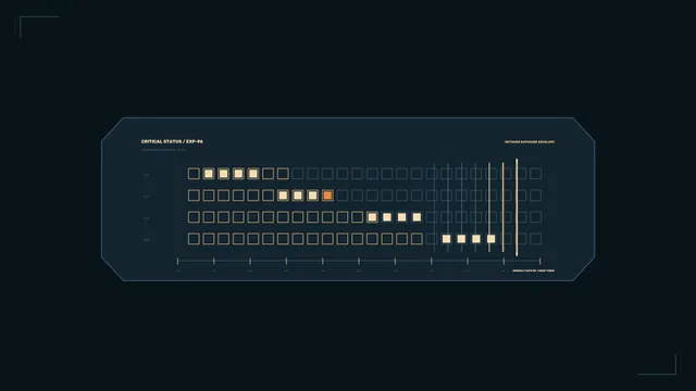 Dark technical interface with signal grid geometry — free 3840x2160 4K wallpaper image