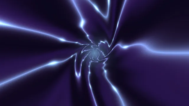 Electric violet spiral with radial light trails — free 3840x2160 4K wallpaper image