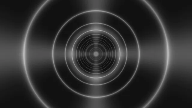 Concentric monochrome rings with luminous centre — free 3840x2160 4K wallpaper image