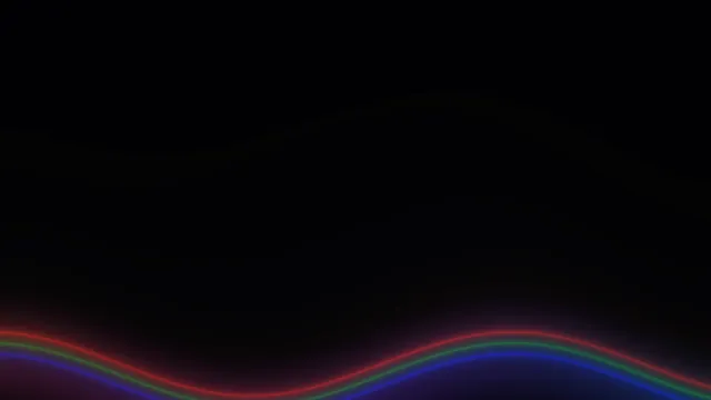 RGB light waves across a black field — free 3840x2160 4K wallpaper image