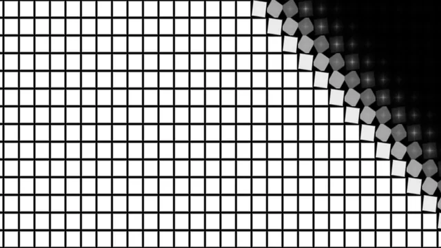 White square grid bending into a dark field — free 3840x2160 4K wallpaper image
